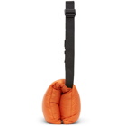 Lanvin Orange Down Quilted Bum Bag