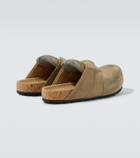 Balenciaga Dumbo suede slides