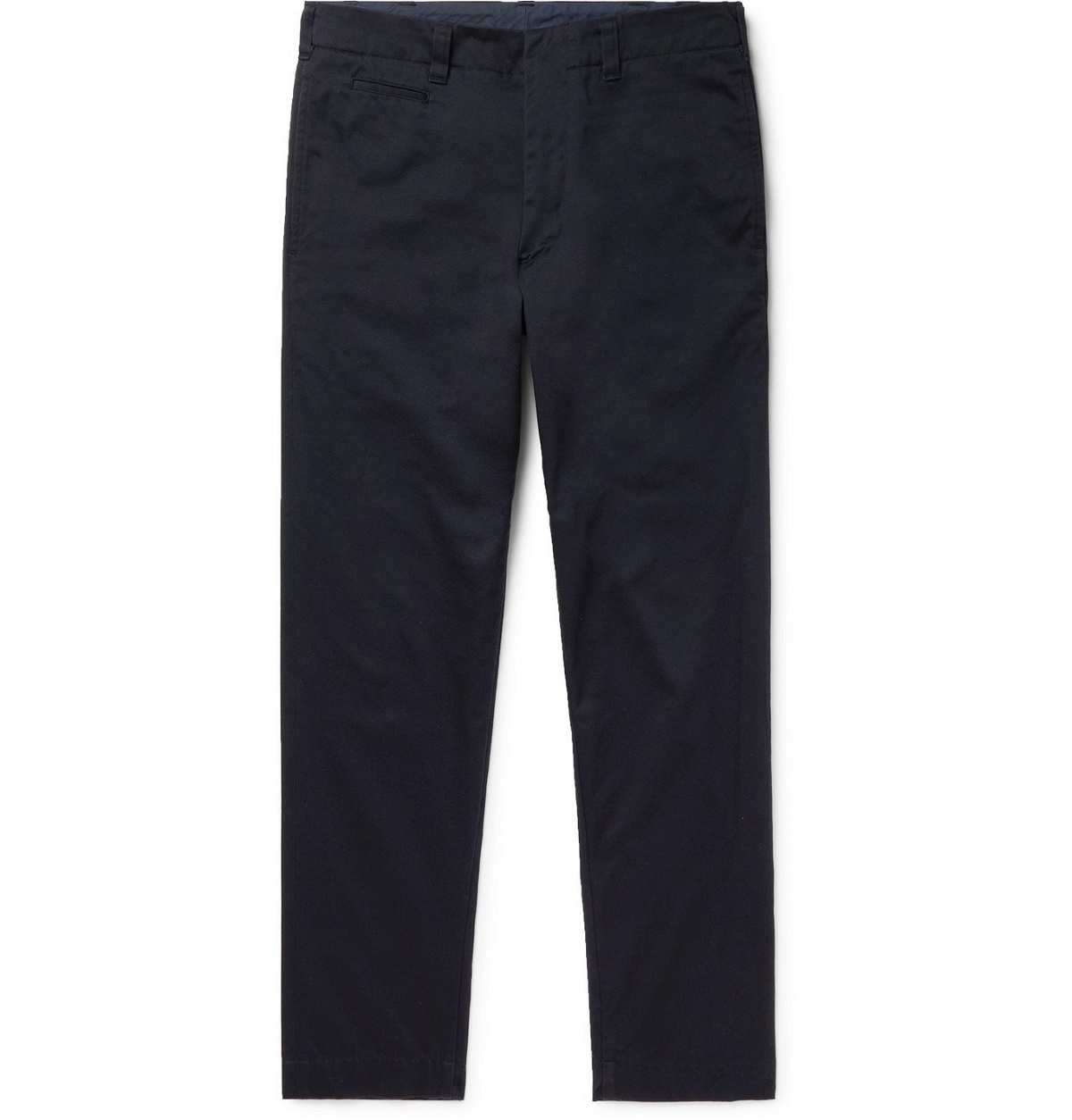 Photo: NANAMICA - Tapered Cotton-Blend Twill Chinos - Blue