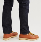 Diemme - Roccia Vet Suede-Trimmed Logo-Debossed Leather Hiking Boots - Brown