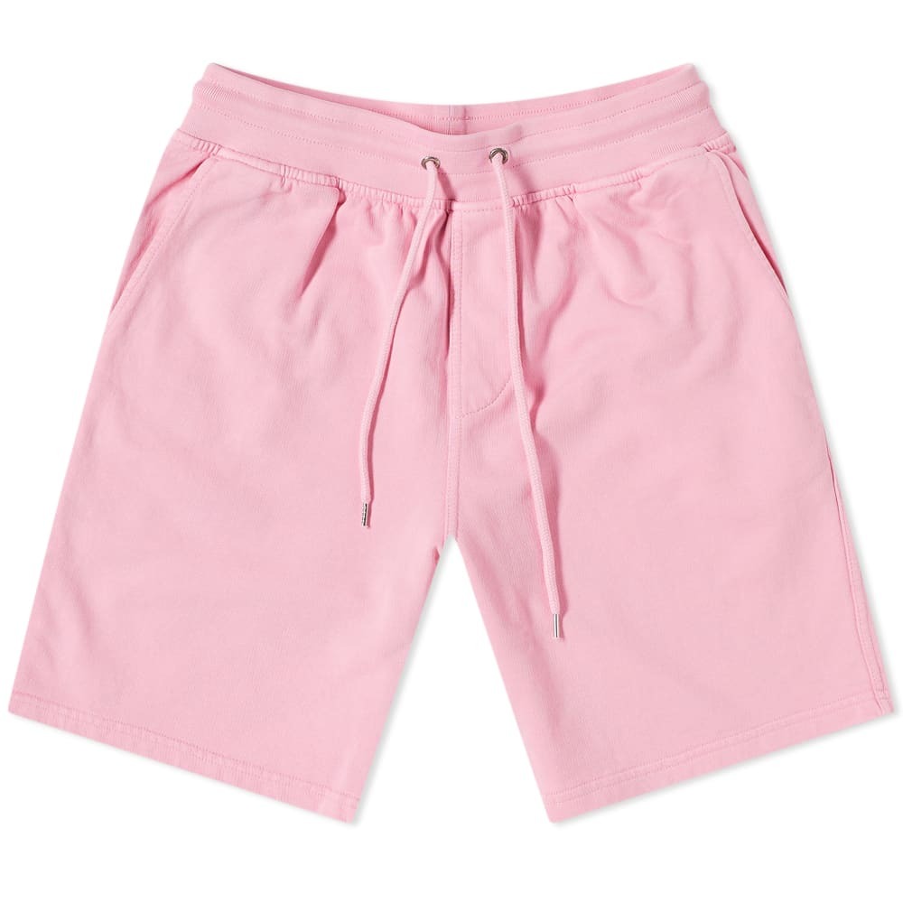 Colorful Standard Men's Classic Organic Sweat Shorts in Flamingo Pink