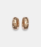 Pomellato Iconica 18kt rose gold earrings with diamonds