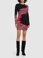 MISSONI - Space Dyed Wool Knit Mini Dress