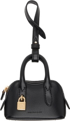 Stella McCartney Black Stella Ryder Charm Embossed Keychain
