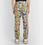Vetements - Tapered Printed Loopback Cotton-Jersey Sweatpants - Multi