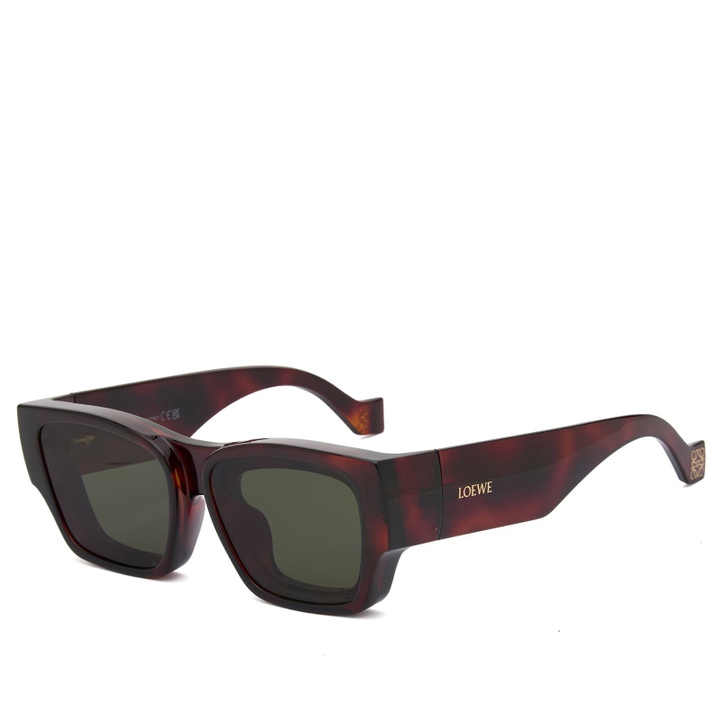 Photo: Loewe Eyewear Paula's Ibiza Wayfarer Sunglasses in Havana/Green 