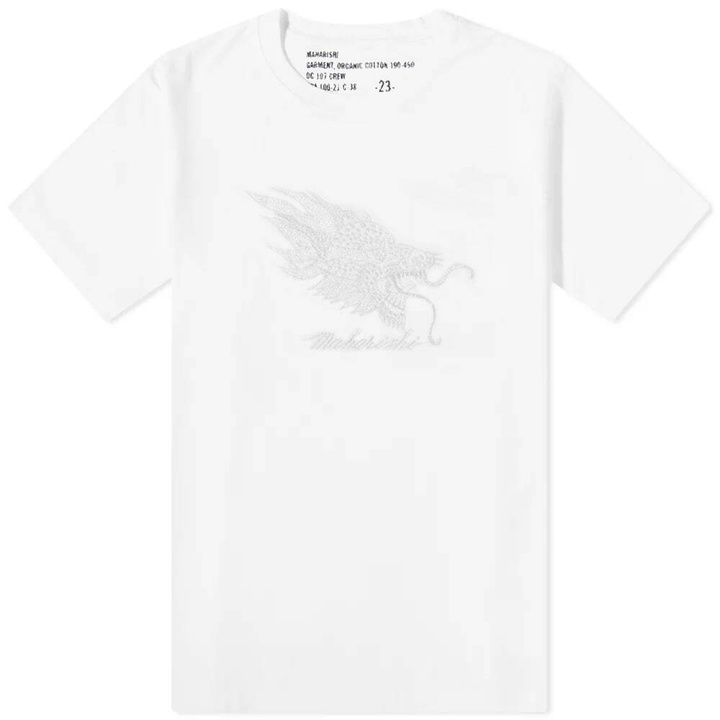 Photo: Maharishi Men's Tibetan Dragon T-Shirt in White