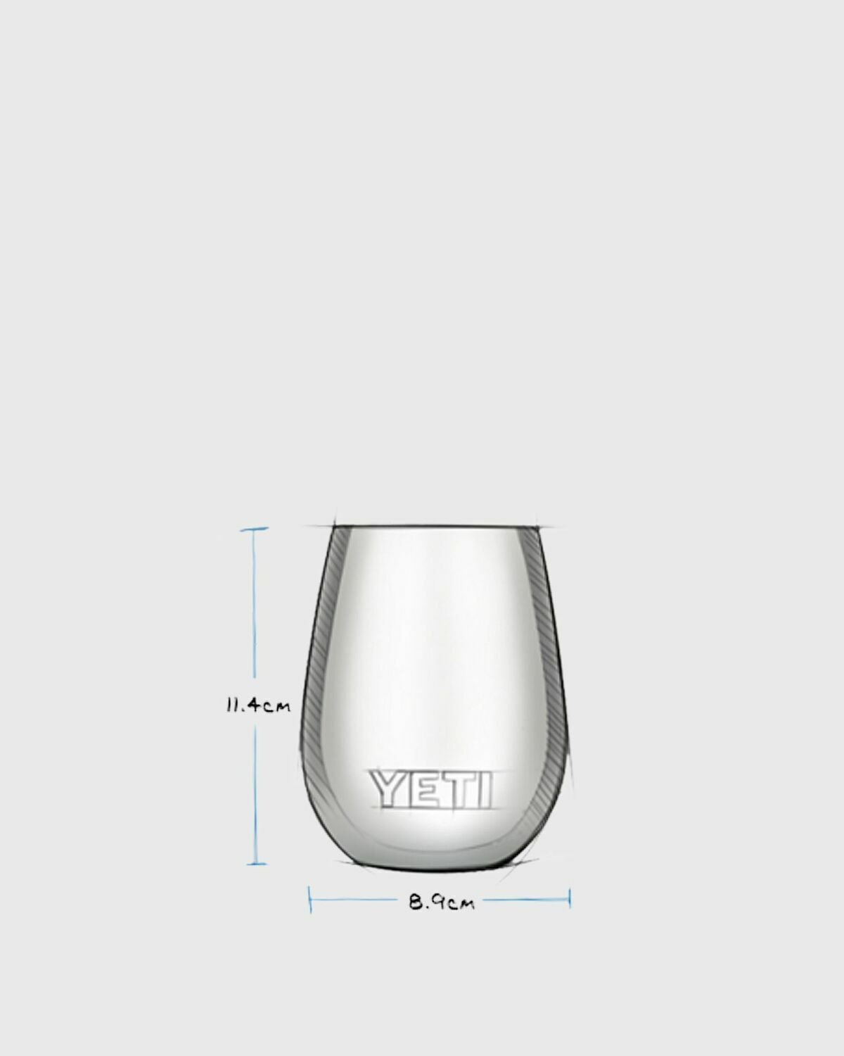 Yeti Wine Tumbler- White- 10oz.