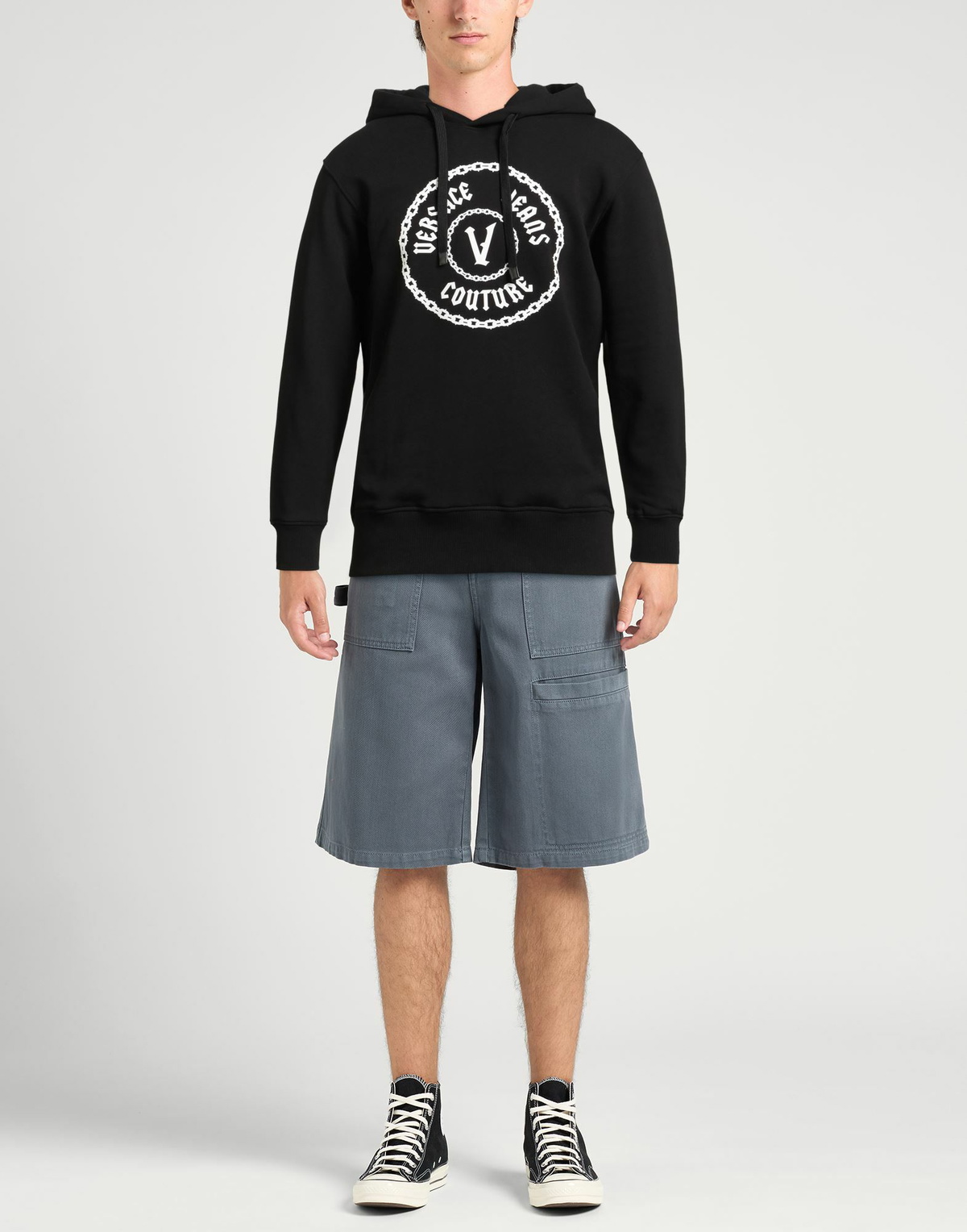 Versace Jeans Couture Mens Sweatshirt in Black