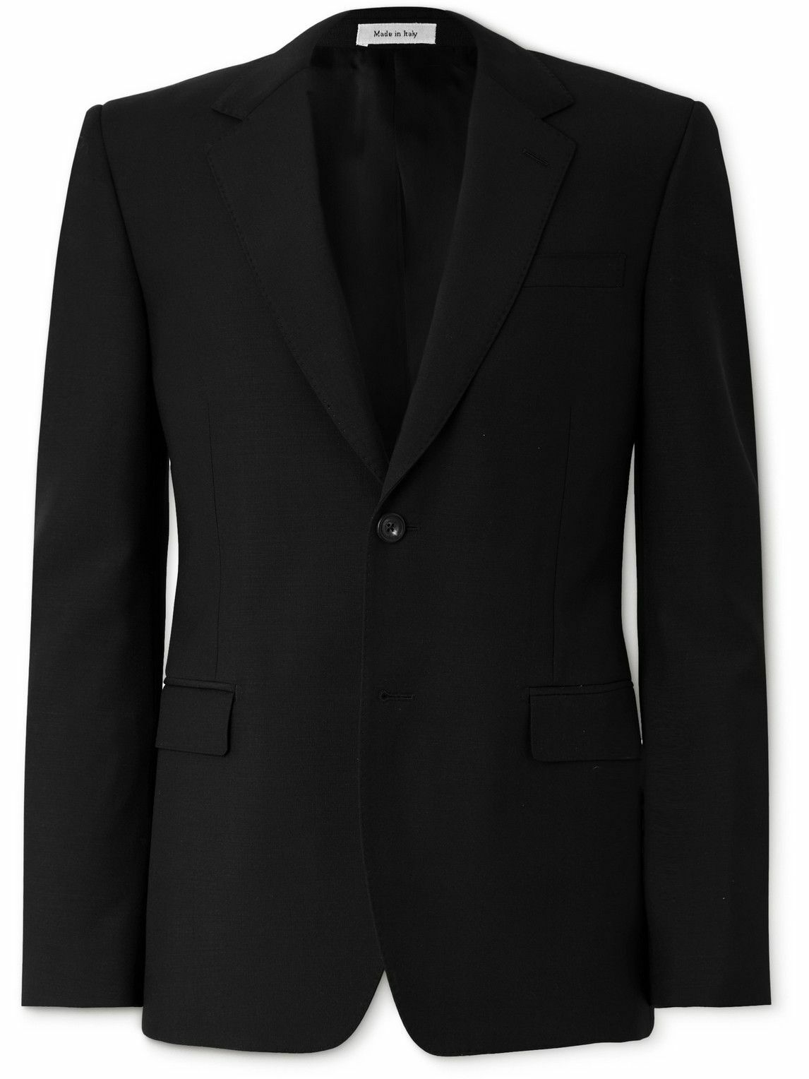 Alexander McQueen - Wool and Mohair-Blend Suit Jacket - Black Alexander ...