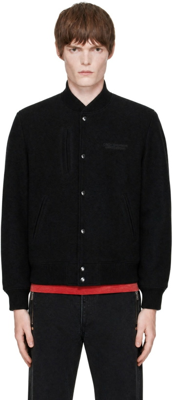 Photo: UNDERCOVER Black Cindy Sherman UC2F4209 Bomber Jacket