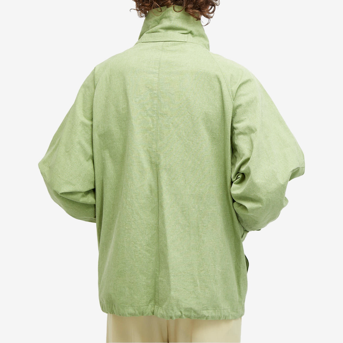 AURALEE グリーン ミリタリージャケット サイズ4 Auralee Men's Hard Twist Canvas Smock in Green Auralee