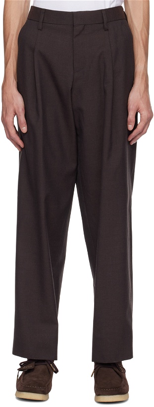 Photo: kolor Brown Pleated Trousers