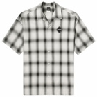 F.C. Real Bristol Men's Ghost Check Vacation Shirt in Off White