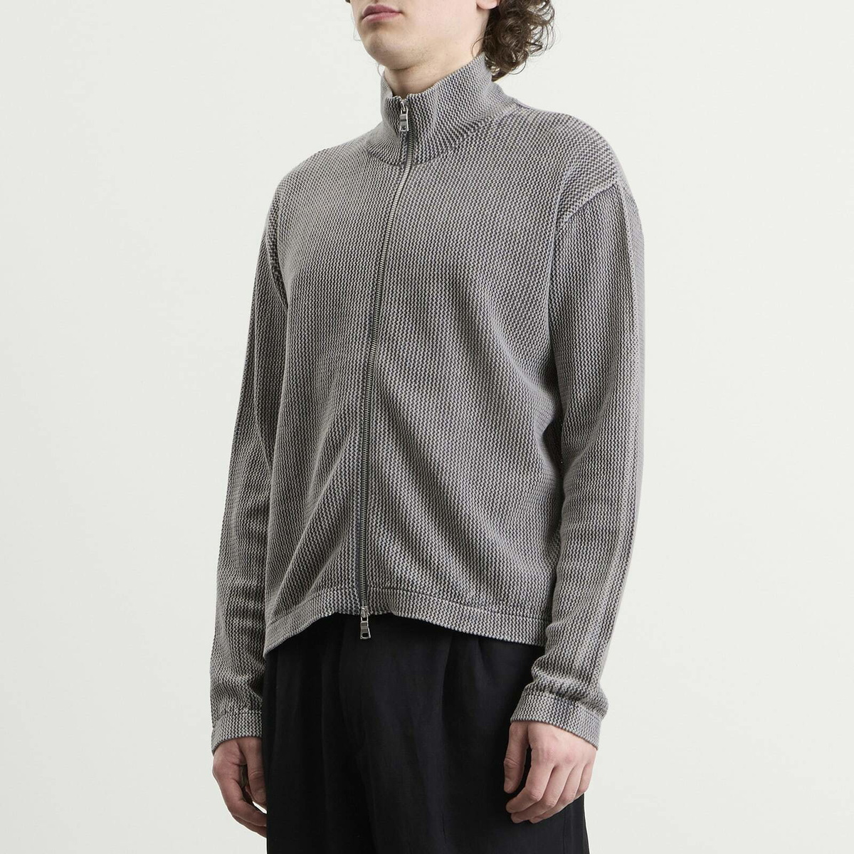 MKI Men's Presented by END. Pigment Dyed Loose Gauge Track Jacket in Pigment Grey