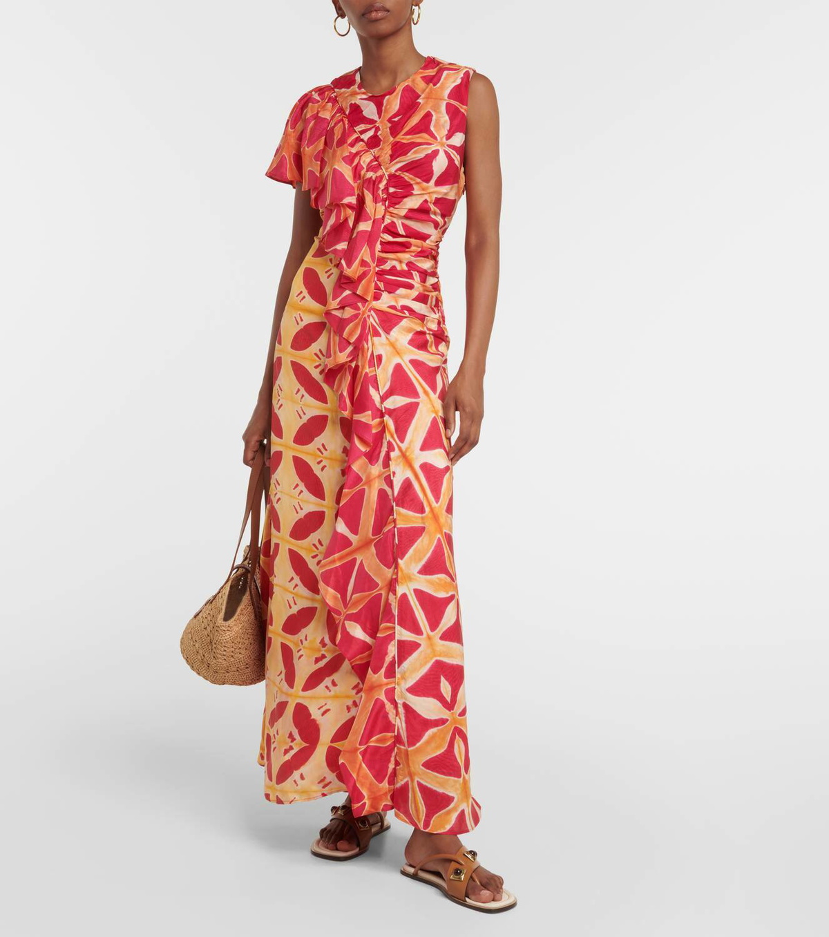 送料込/関税込■Ulla Johnson■花柄シルク混マキシドレス Women's Luxury Designer New Dresses | Ulla Johnson