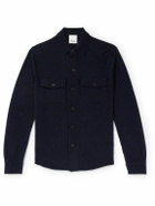 Allude - Wool and Cashmere-Blend Overshirt - Blue