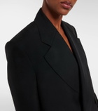 Junya Watanabe Pleated wool blazer dress