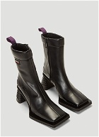 Gaia Leather Boots in Black