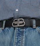 Balenciaga - BB Large leather belt