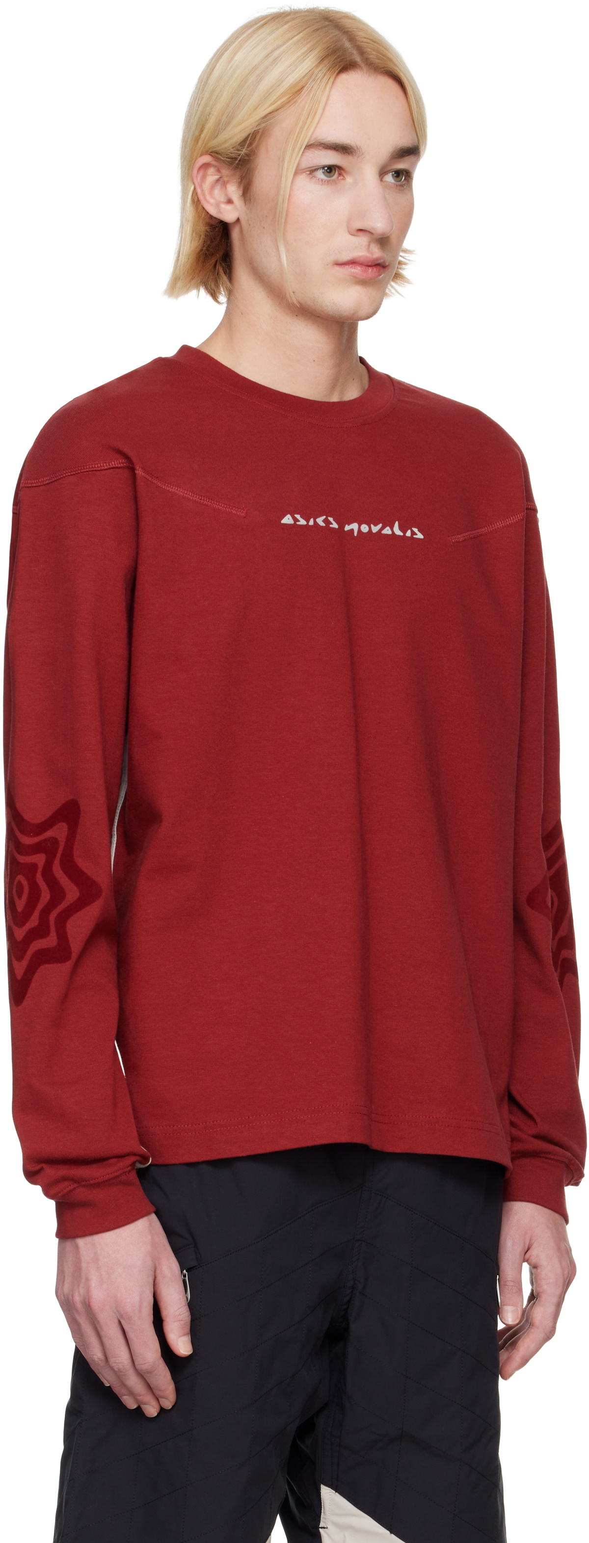 Asics Red Kiko Kostadinov Edition Bixance Long Sleeve T-shirt ASICS