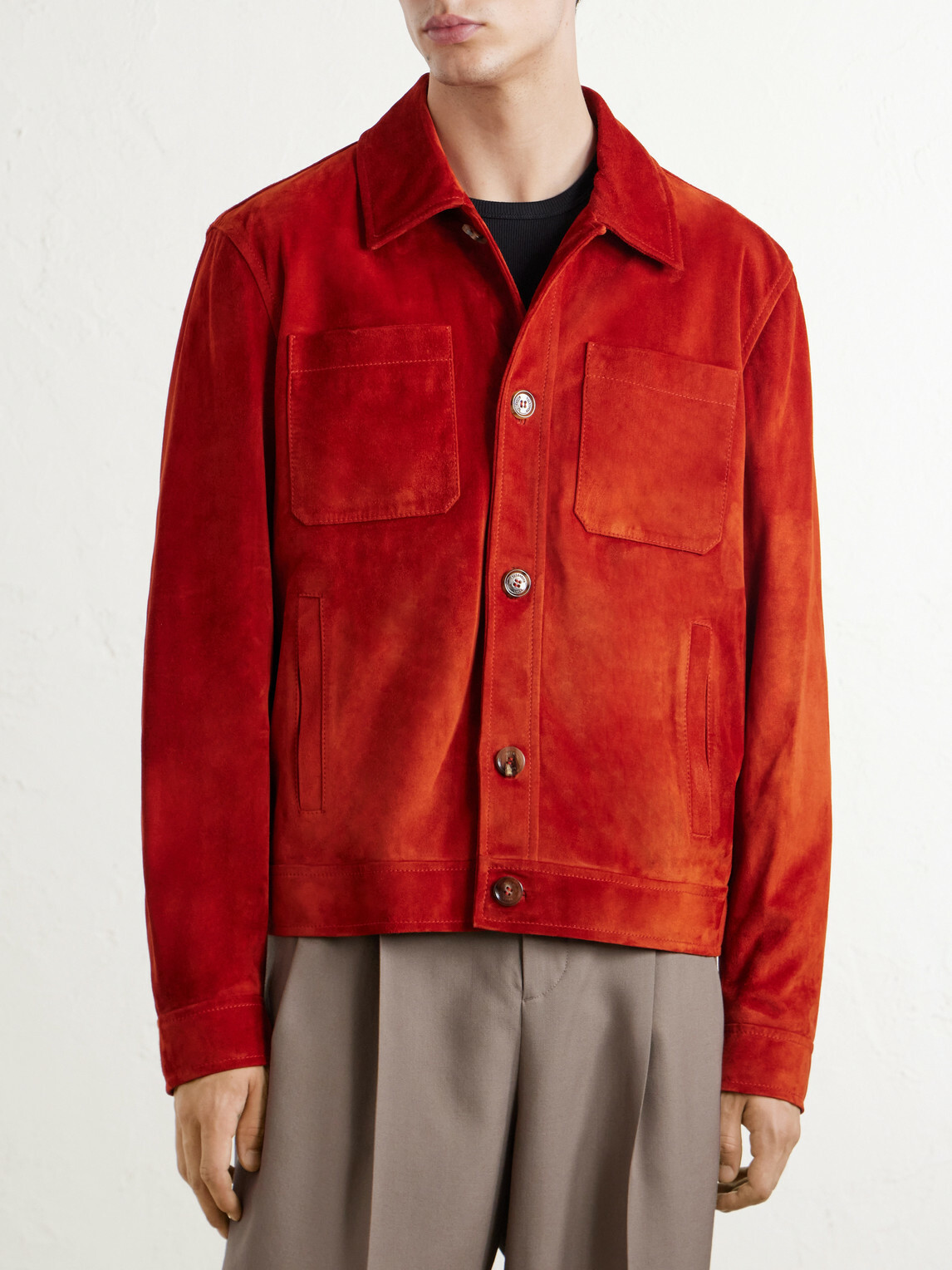 Valentino Garavani - Suede Jacket - Red