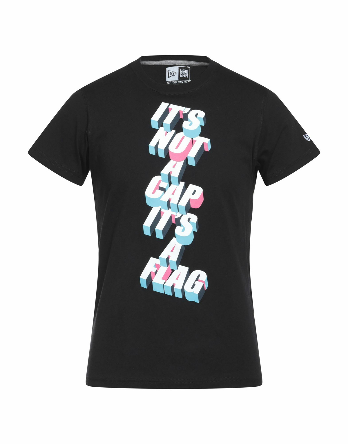 New Era Mens T-shirt in Black
