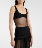 Nensi Dojaka Semi-sheer tank top