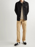 Dunhill - Straight-Leg Garment-Dyed Stretch-Cotton Cargo Trousers - Neutrals