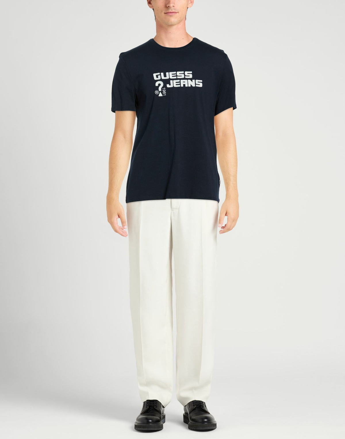 Guess Mens T-shirt Midnight in Blue