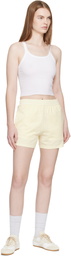 Rier Yellow Jersey Cotton Shorts