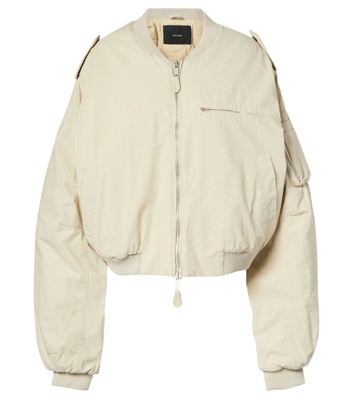 Photo: Entire Studios A-4 cotton canvas bomber jacket