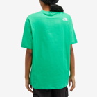 The North Face Women's Essential Oversized T-Shirt in Optic Emerald