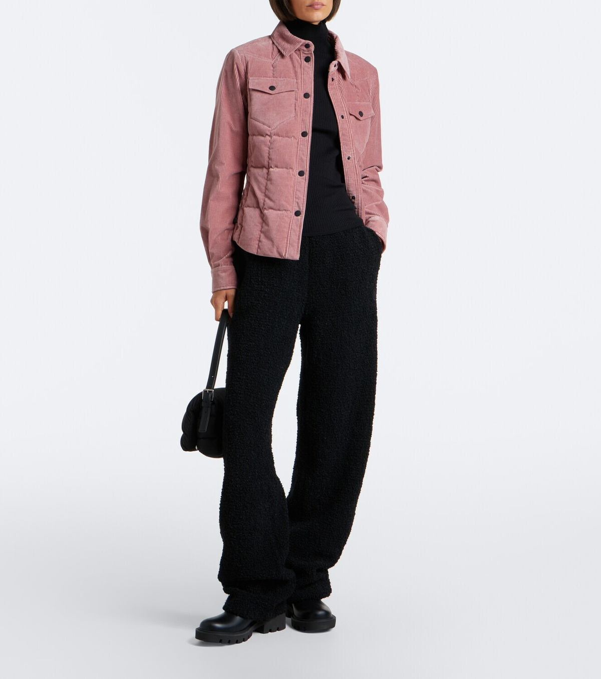 Moncler Grenoble Nangy down-paneled cotton corduroy jacket