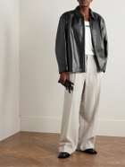 Fear of God - Full-Grain Leather Jacket - Black