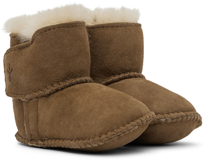EMU Baby Tan Shearling Pre-Walkers