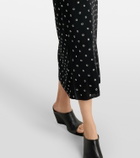 Altuzarra Studded jersey maxi dress