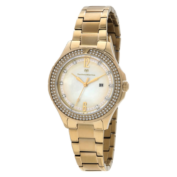 Photo: Technomarine Luna Quartz Crystal Ladies Watch TM-826012