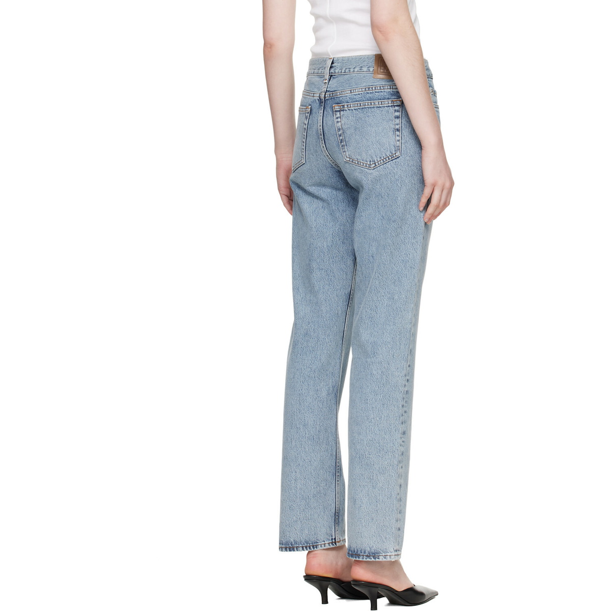 TOTEME Blue Low Straight Jeans