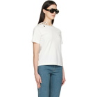 Burberry Off-White Tie-Sleeve Cotton T-shirt