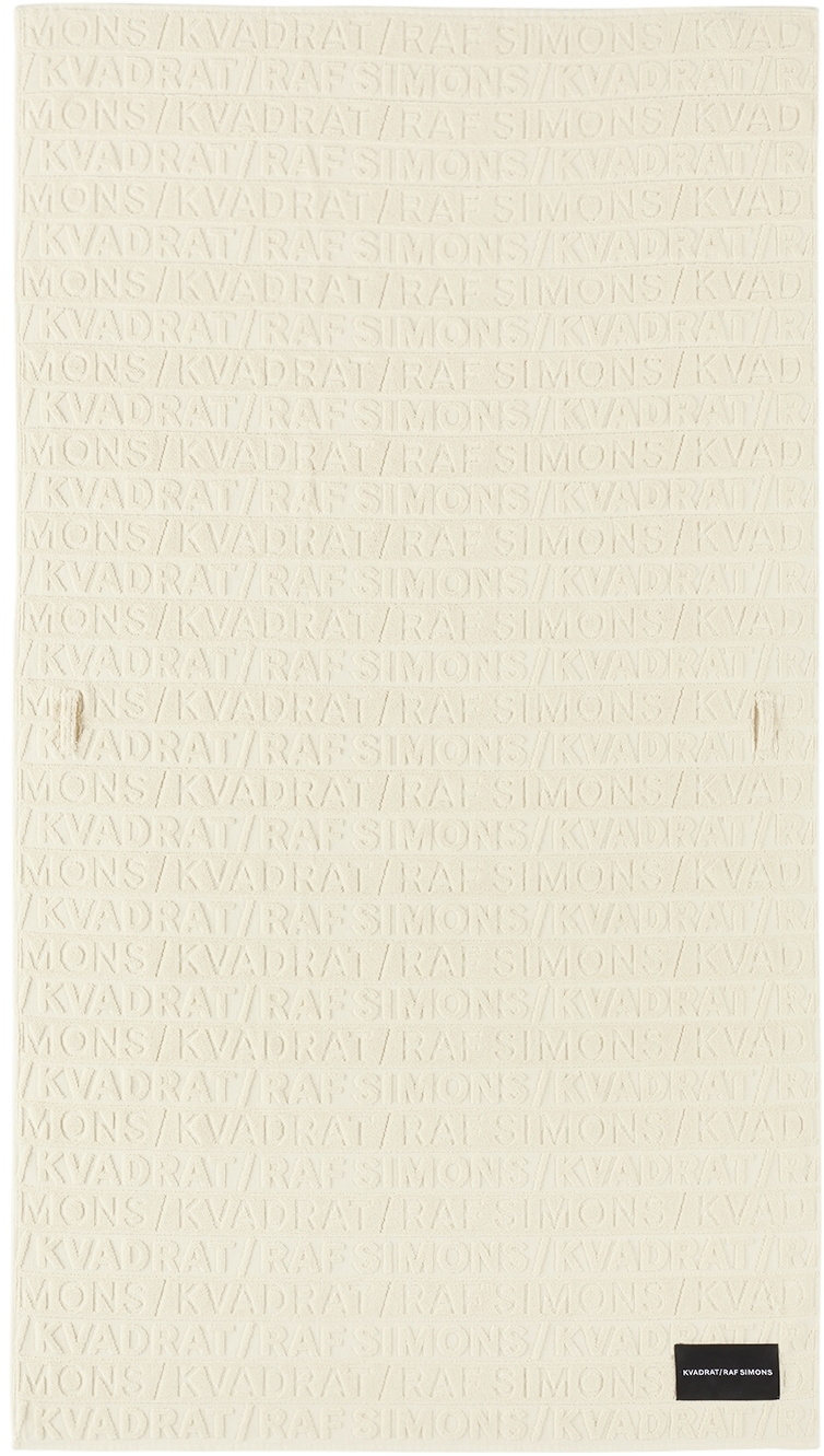 Kvadrat/Raf Simons Off-White Beach Towel