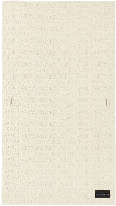 Photo: Kvadrat/Raf Simons Off-White Beach Towel
