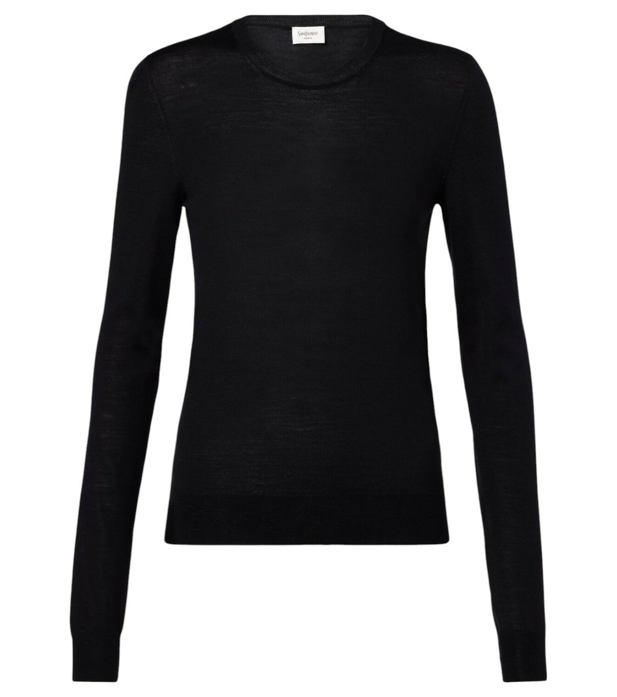 Saint Laurent - Intarsia wool and mohair-blend sweater Saint
