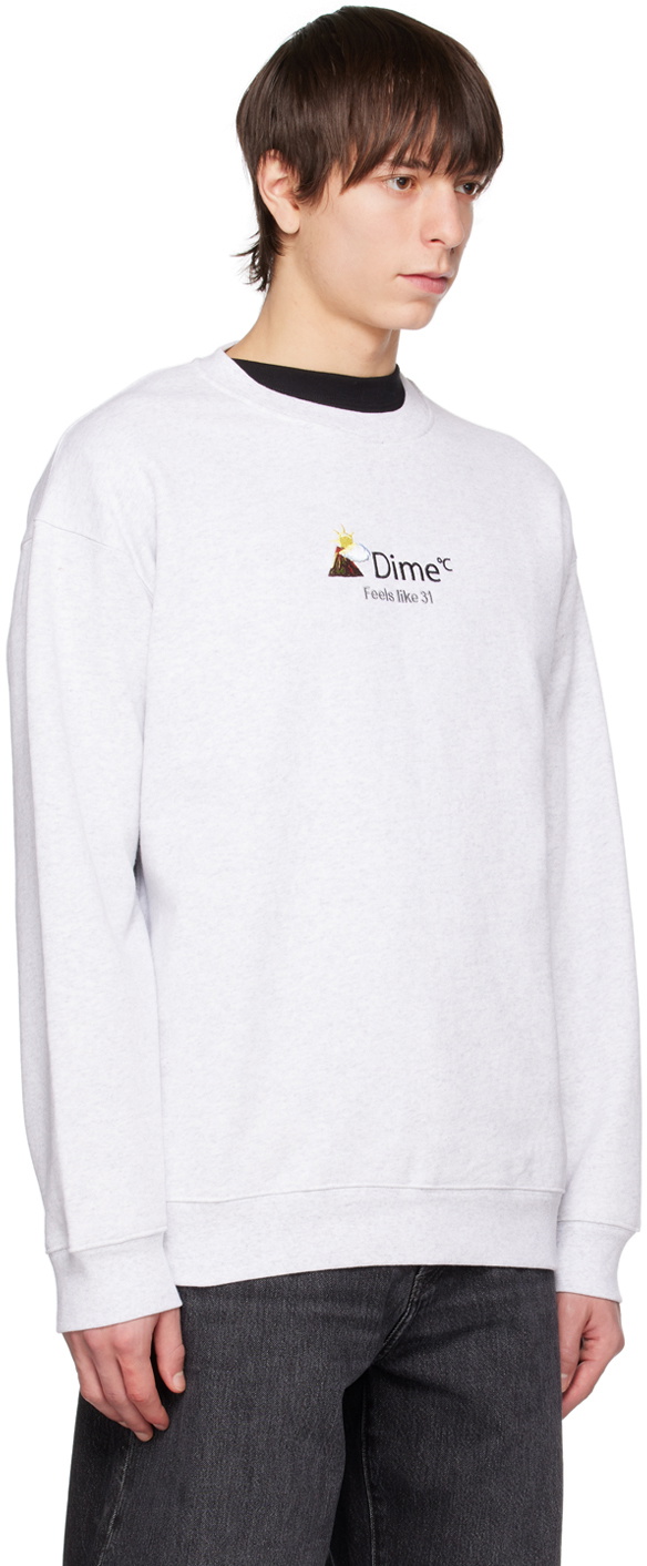 Dime Gray Weather Sweatshirt Dime