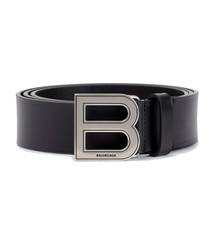 Photo: Balenciaga - Hourglass Large leather belt