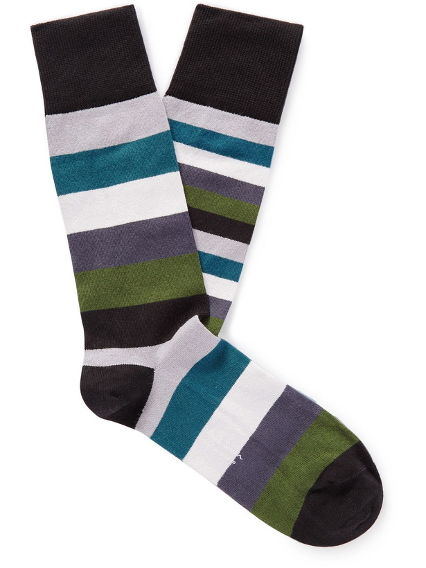 Photo: Paul Smith - Striped Cotton-Blend Socks