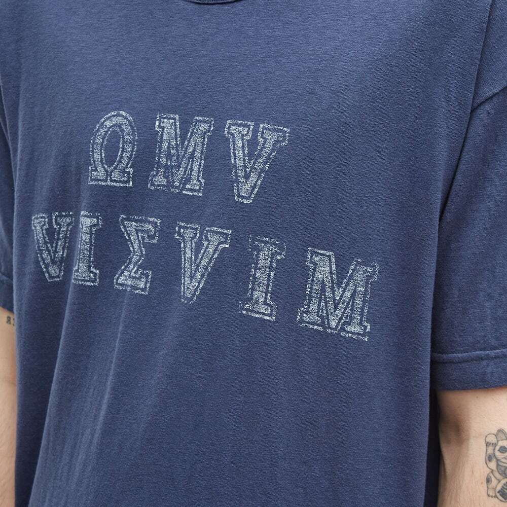 Visvim Men's Alumni Jumbo T-Shirt in Navy Visvim