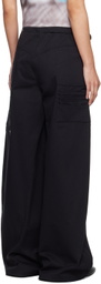 Chopova Lowena Black Miller Wallet Trousers