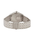Timex x Peanuts Q GMT Watch in Silver 
