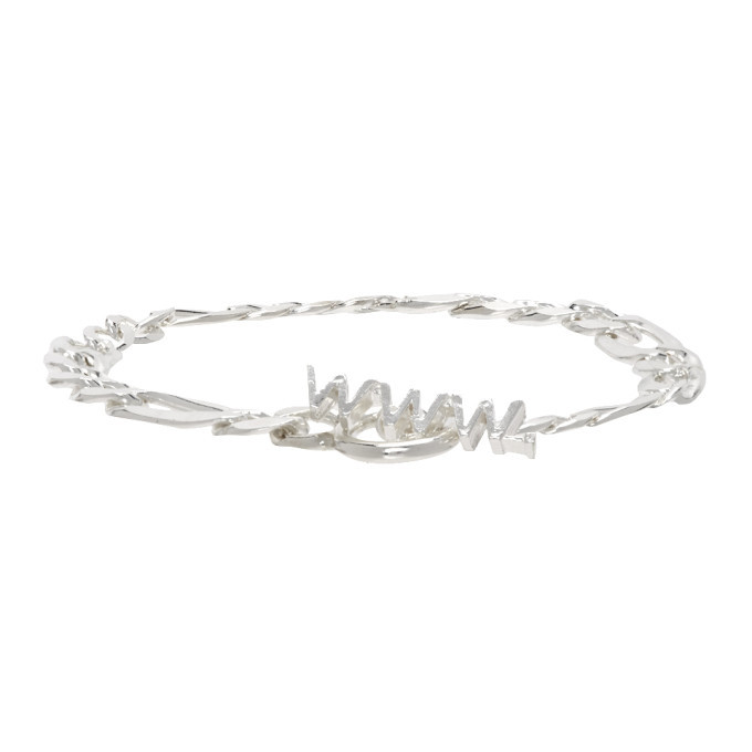Photo: WWW.WILLSHOTT Silver Figaro Bracelet